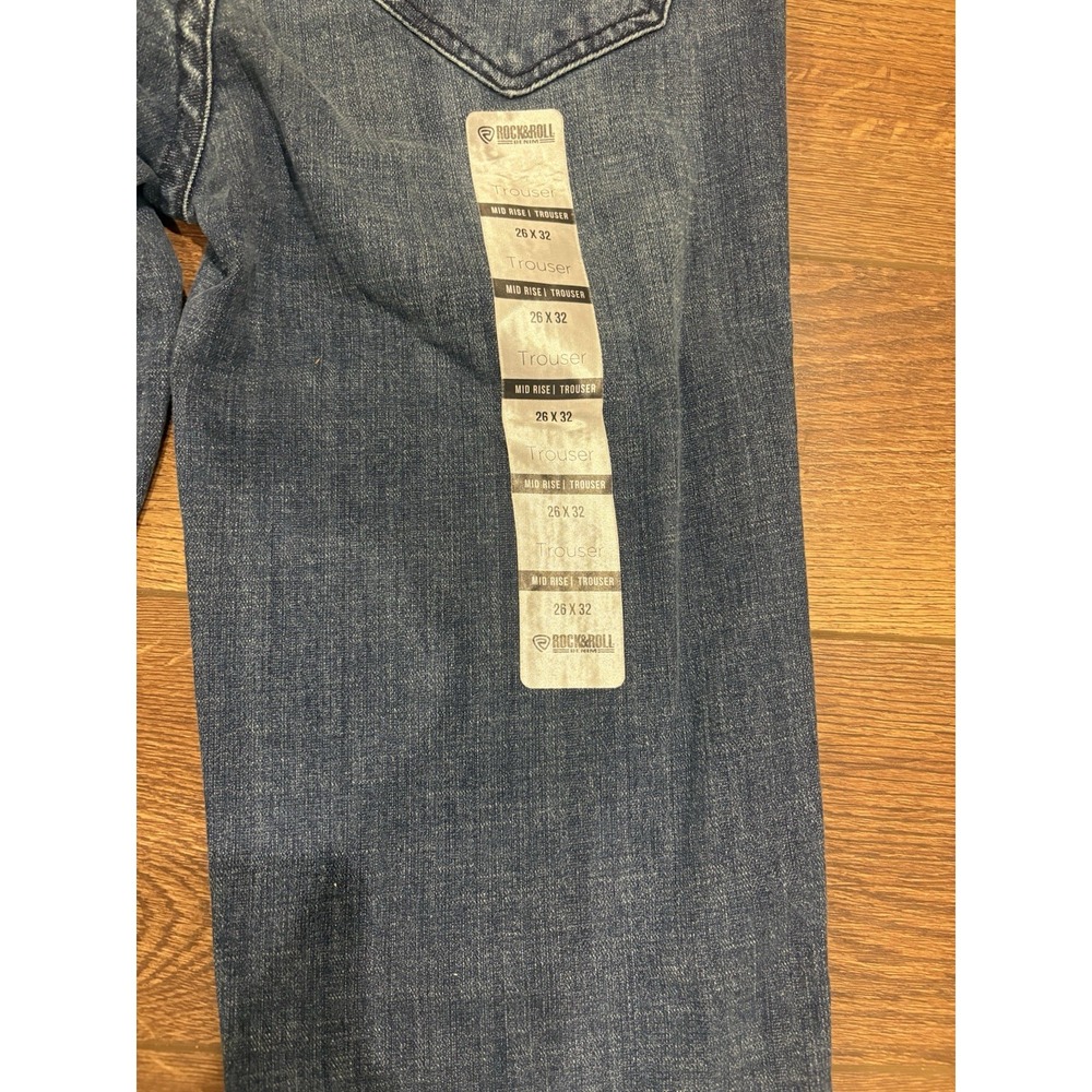 Women's Flare Jeans with Multicolor Chevron Design - Picture 16 of 16